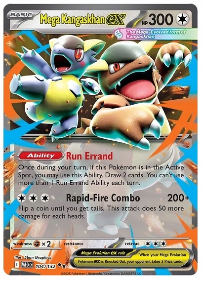 Karta Pokemon Tcg Kangaskhan Ex (104/132) Evolution