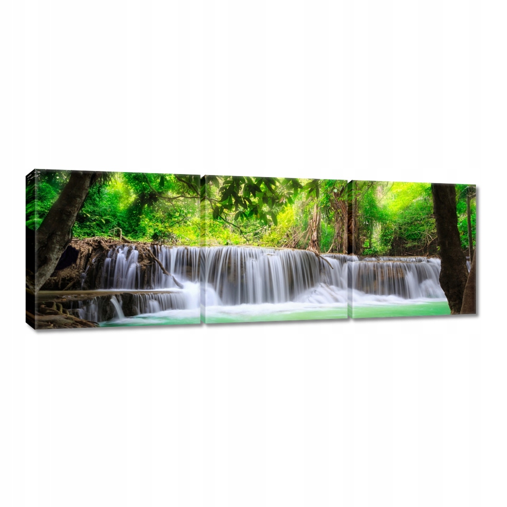 Vászonkép 120x40 Vízesés Thaiföldön