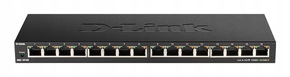 D-Link DGS-1016S 16x10/100/1000 Unmanaged Switch