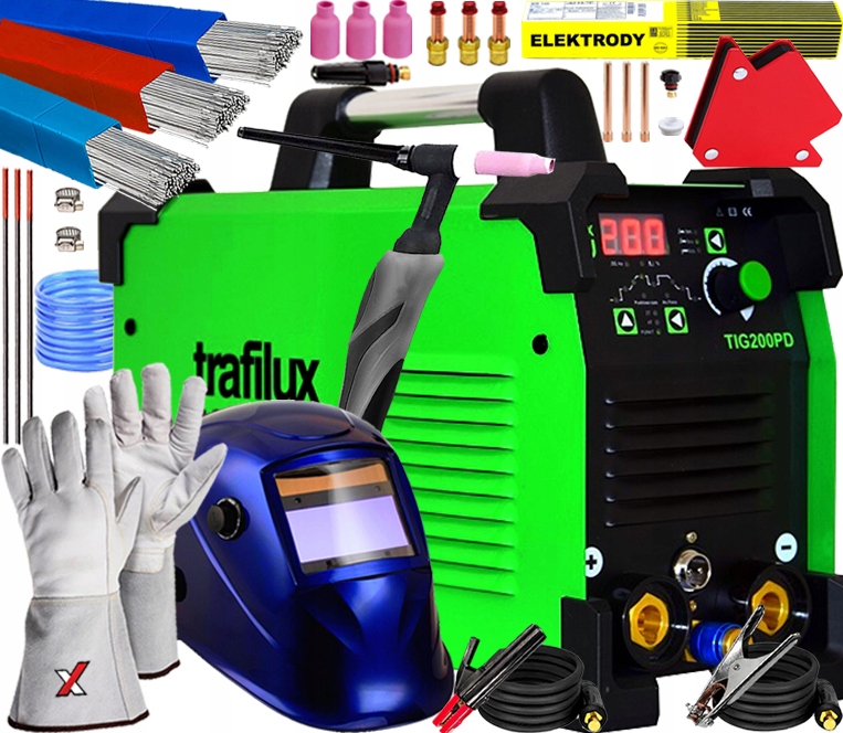 Invertorová Svářečka Trafilux Tig 200 Pd DC Puls 230V Mma Spot 200A
