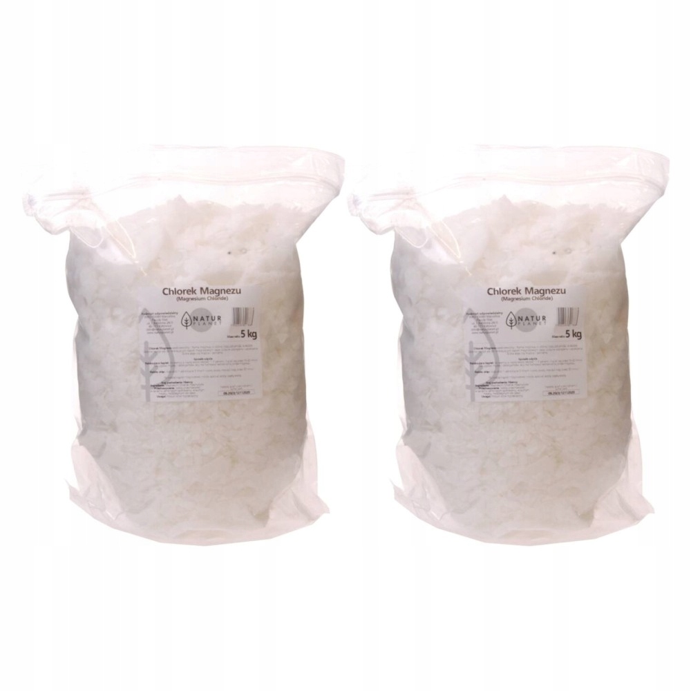 

2x Chlorek Magnezu Sześciowodny Płatki 5kg Natur