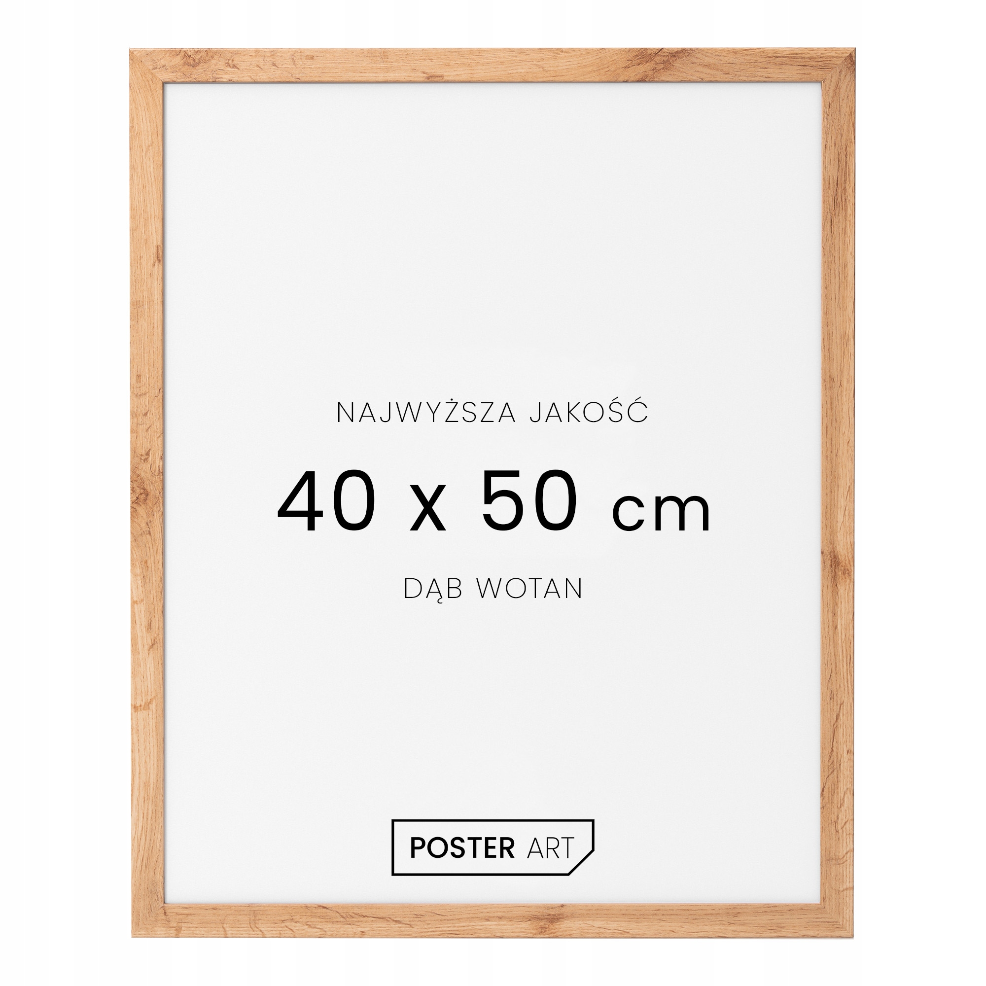 

Ramka Dąb Wotan 40x50 cm 50X40 CM