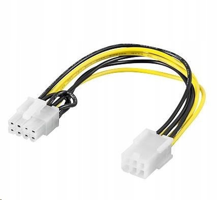 Goobay Kabel adapter zasilania Pci Express 6PIN/8PIN 20cm