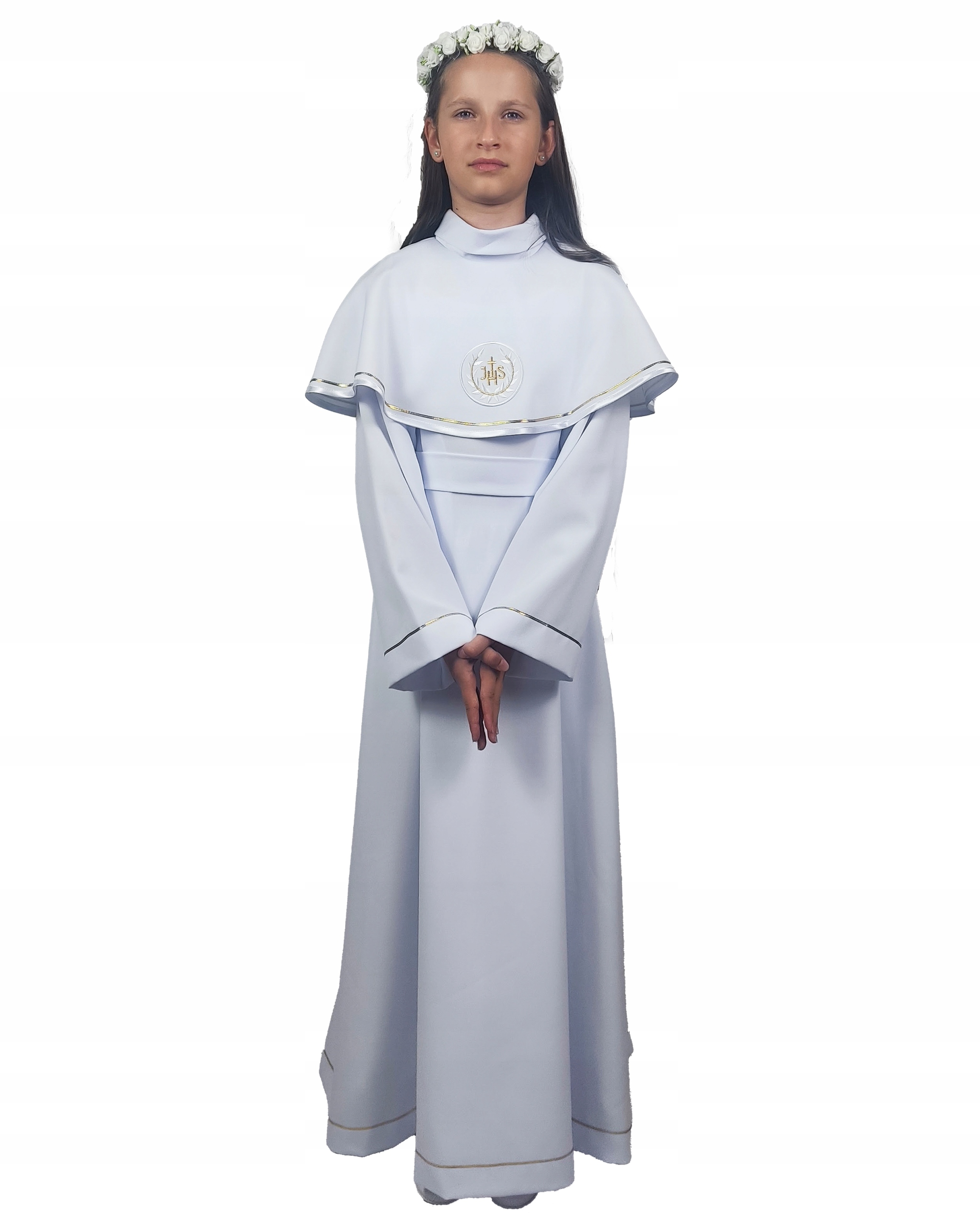 Alba komunijna dla dziewczynki - szyta na miarę