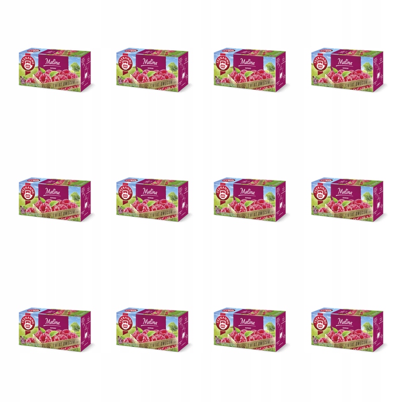 Ovocný čaj Teekanne Svět ovoce Malina 20 sáčků x 2,50 g X12
