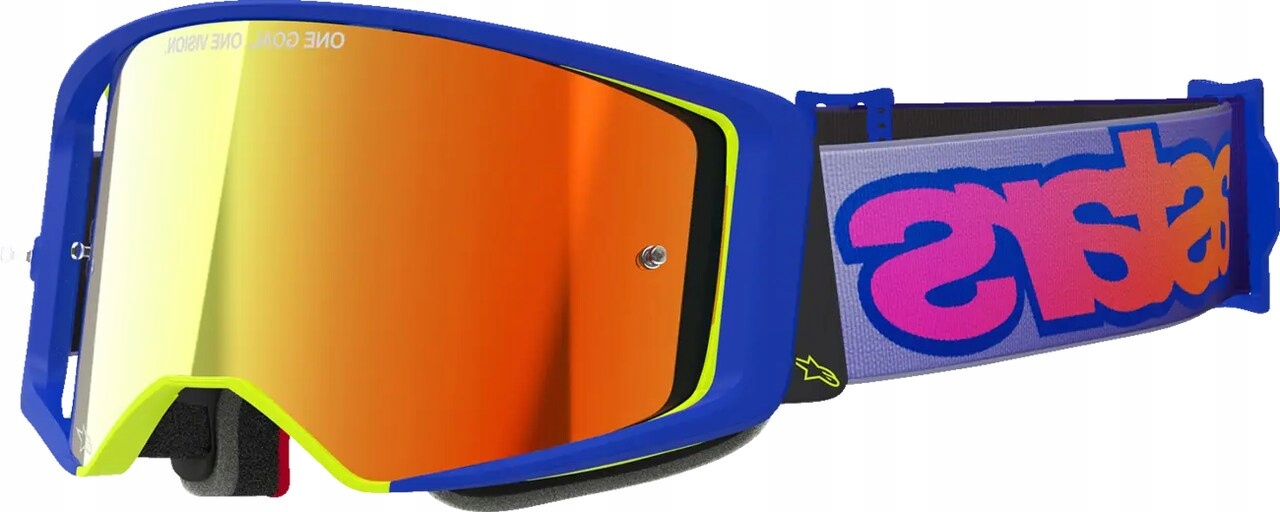 Okuliare Alpinestars Supertech Vision Vista blue mirror