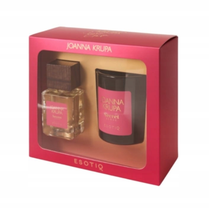 Esotiq Joanna Krupa Secret Sense sada parfémovaná voda 50 ml svíčka