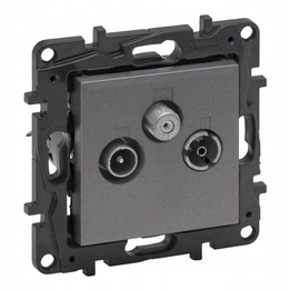 Niloe Step Zásuvka Tv-rd-sat ocelová Legrand 863479