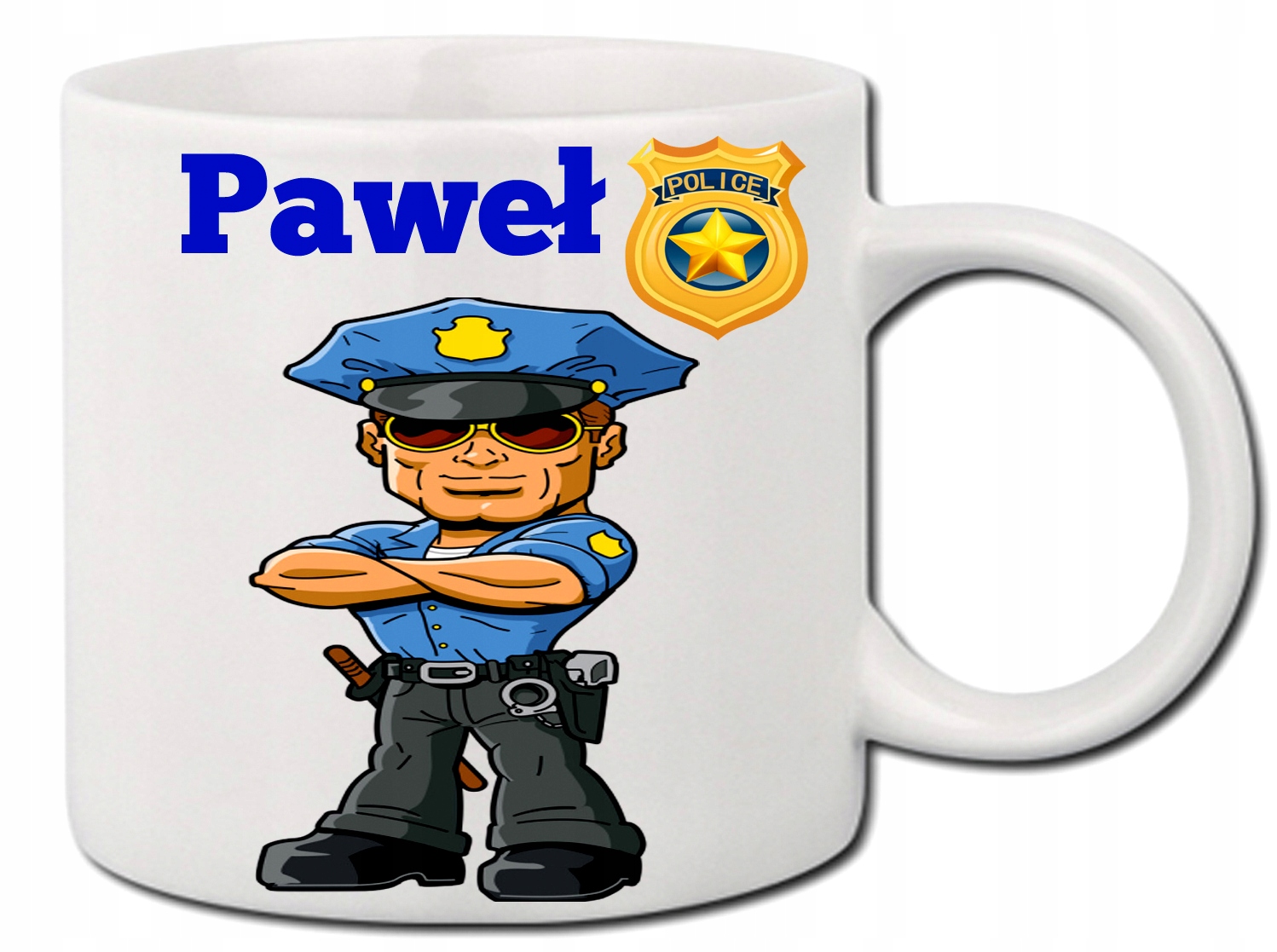 

Kubek Policjanta Taty Męża Policja Imię