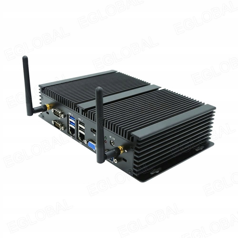 Komputer przemysłowy Fanless COM GPIO LAN VGA Taktowanie bazowe procesora 2.6 GHz