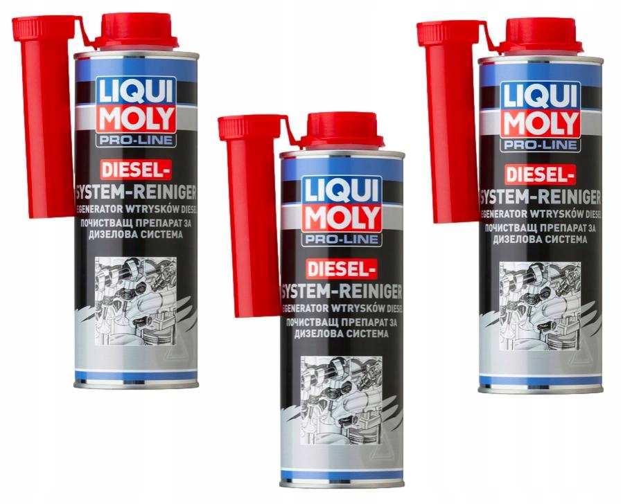 Liqui Moly 3 X Pro-line Regenerátor Dieselových Vstrekovačov, Prísada Do Paliva 20450