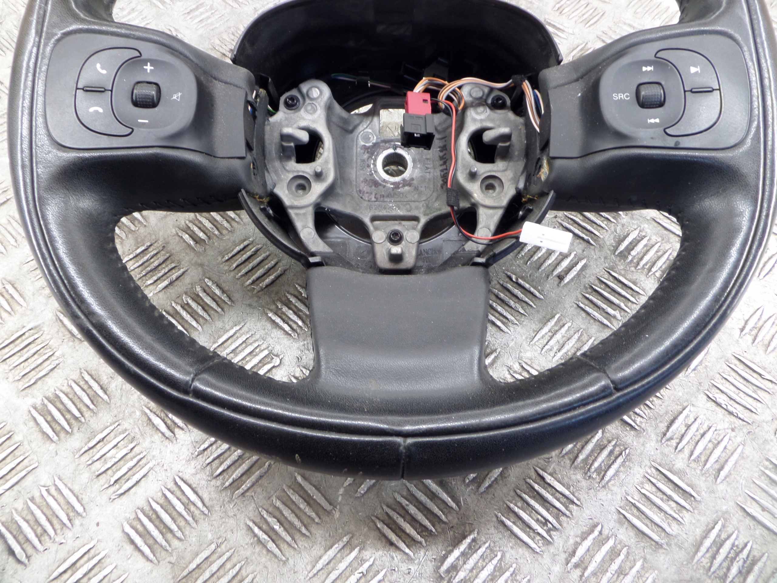 lenkrad Leder MULTIFUNKCJA FIAT 500L 12