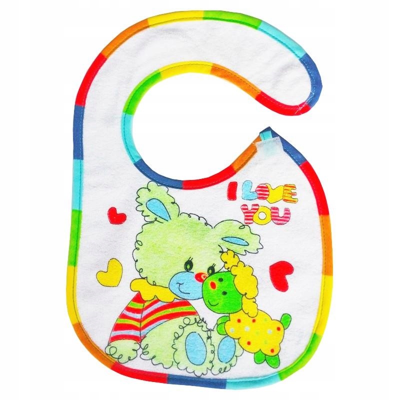 ŚLINIAK ŚLINIACZEK BAWEŁNIANO-CERATKOWY NA RZEP Marka Libra-Babies