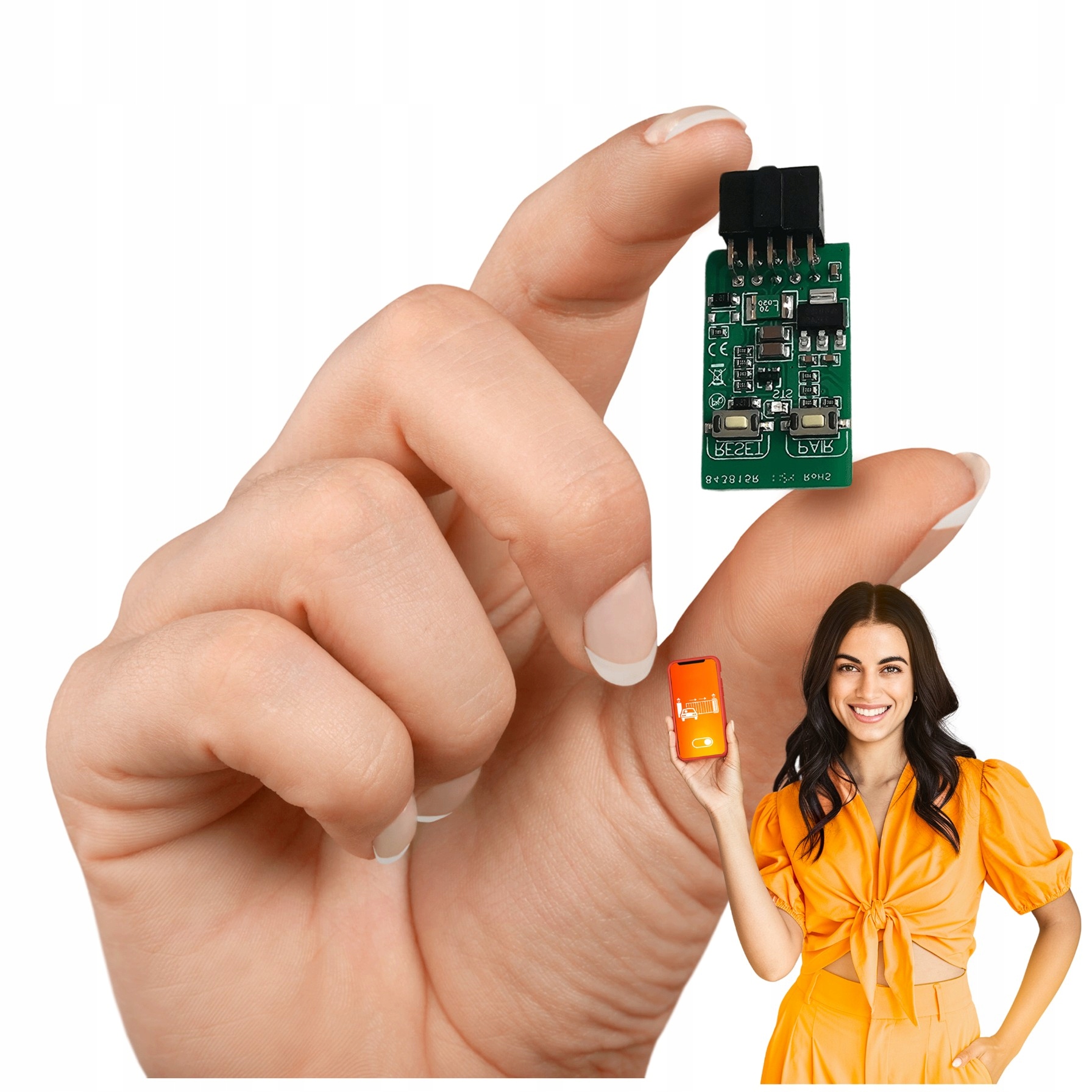 Wifi Modul pro pohon brány Ovladač 1-kanálový Tuya smart Jednoduchá Montáž