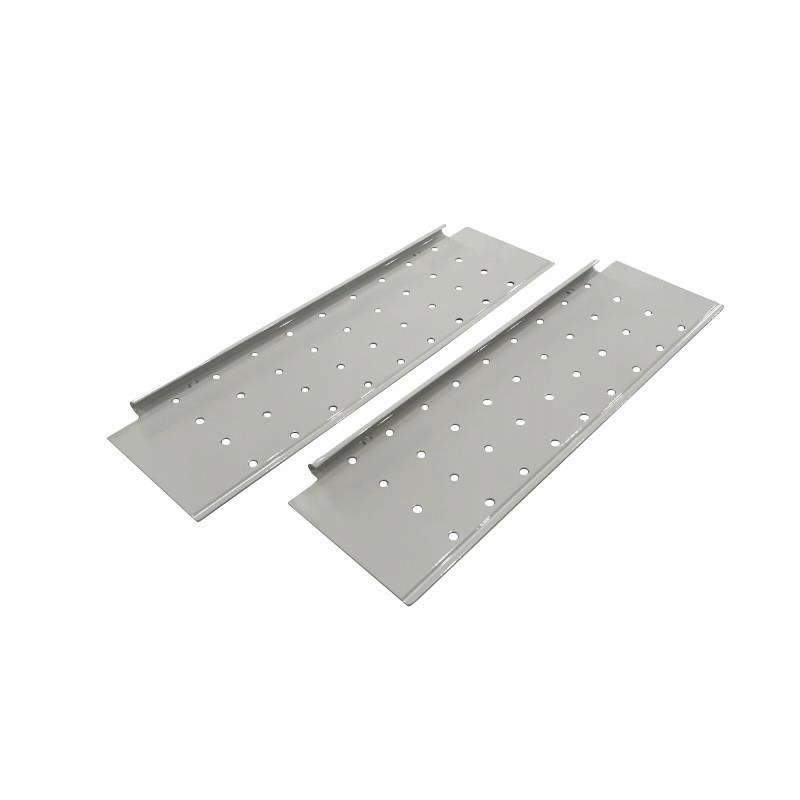 Boki perforowane do SYSTEMBOX L-500mm SZARE