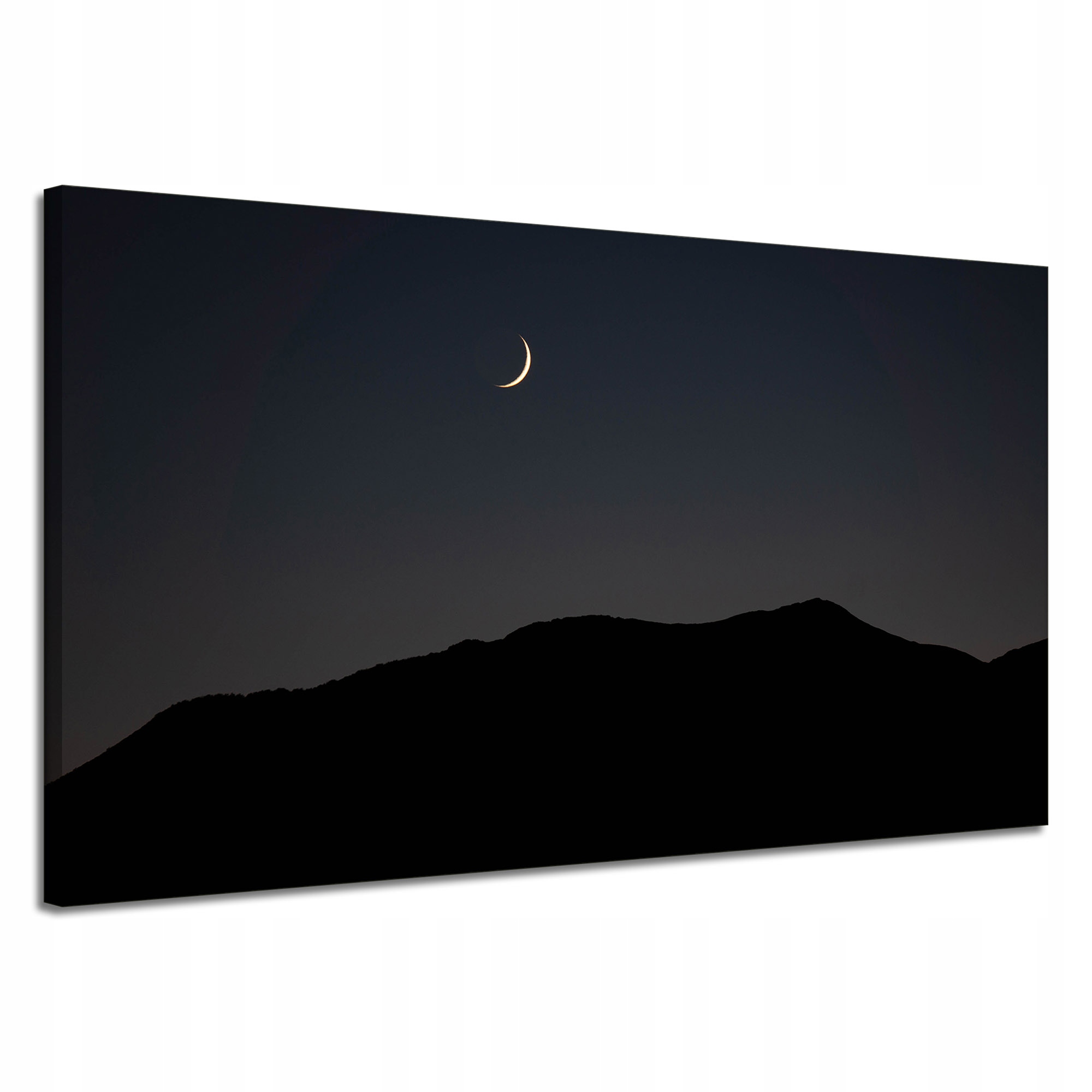 Obraz na plátně Příroda Noc Temnota Měsíc Hory 120x70