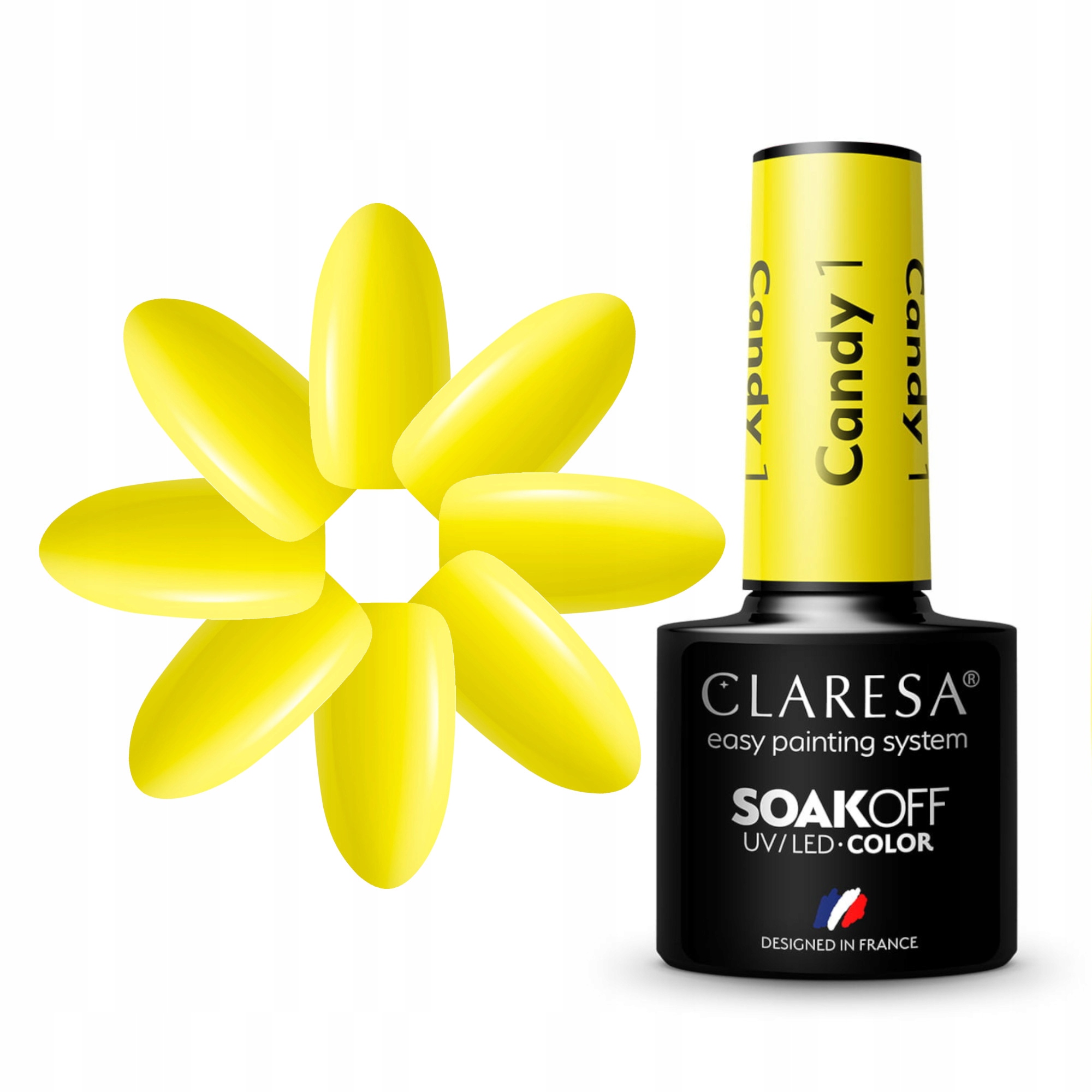 

Claresa Żółty Lakier Hybrydowy Candy 1 5ml