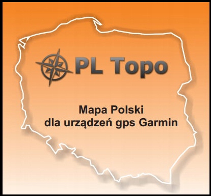 Pl Topo Mapa Turystyczna Topograficzna Dla Garmin karta microSD/SD