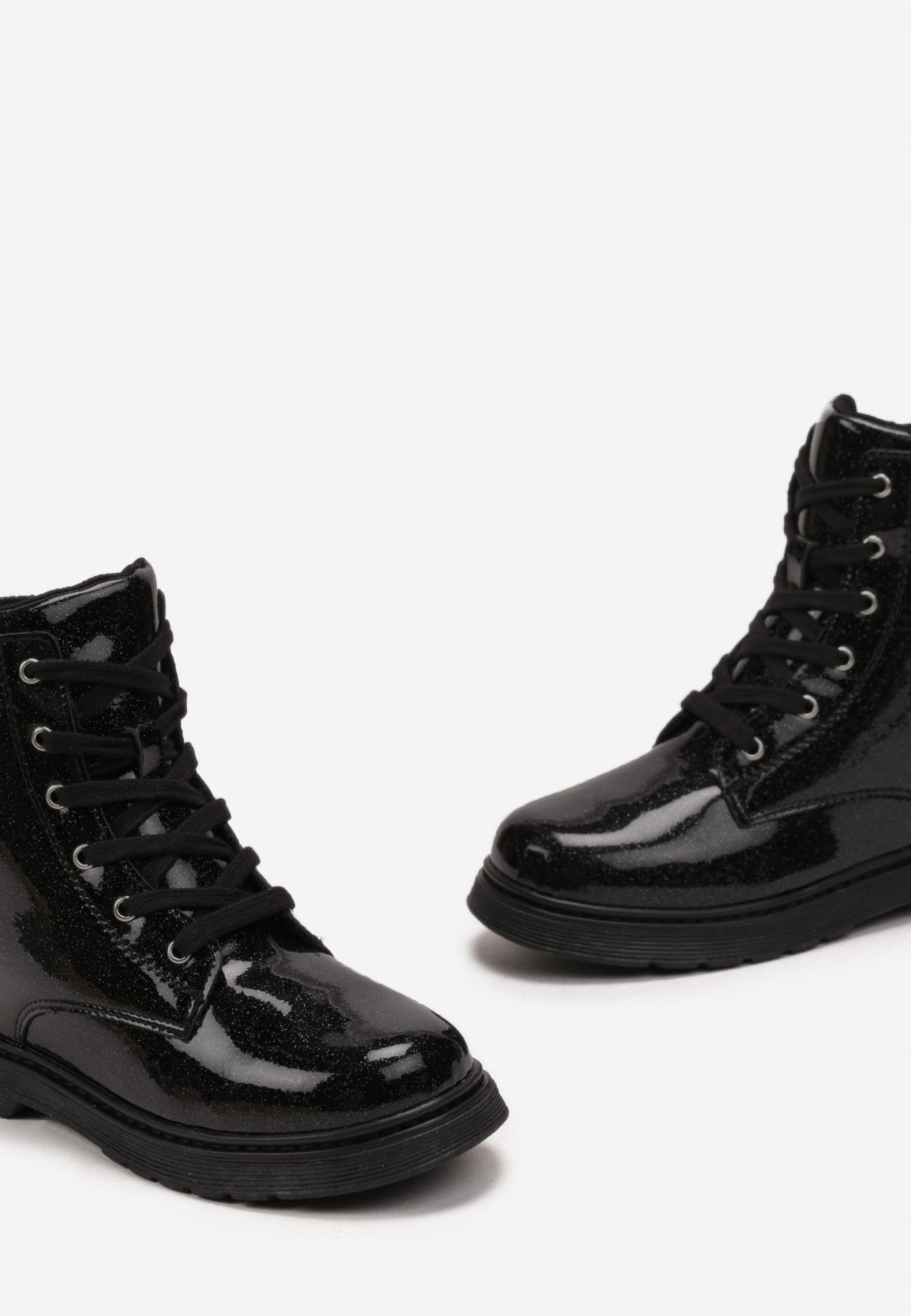 Born2Be Czarne Botki 31 Wiosna Rodzaj zapięcia Suwaki