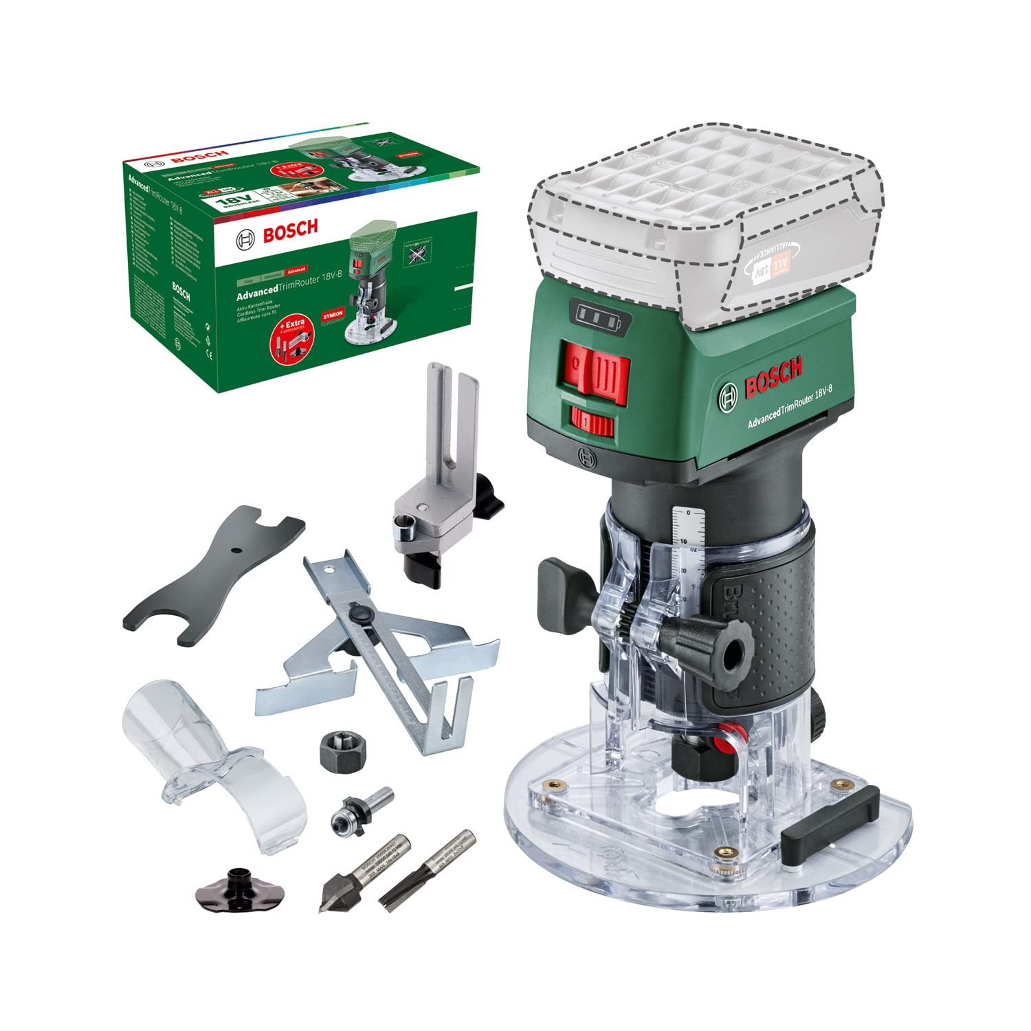 Bosch AdvancedTrimRouter akumulatorowa frezarka