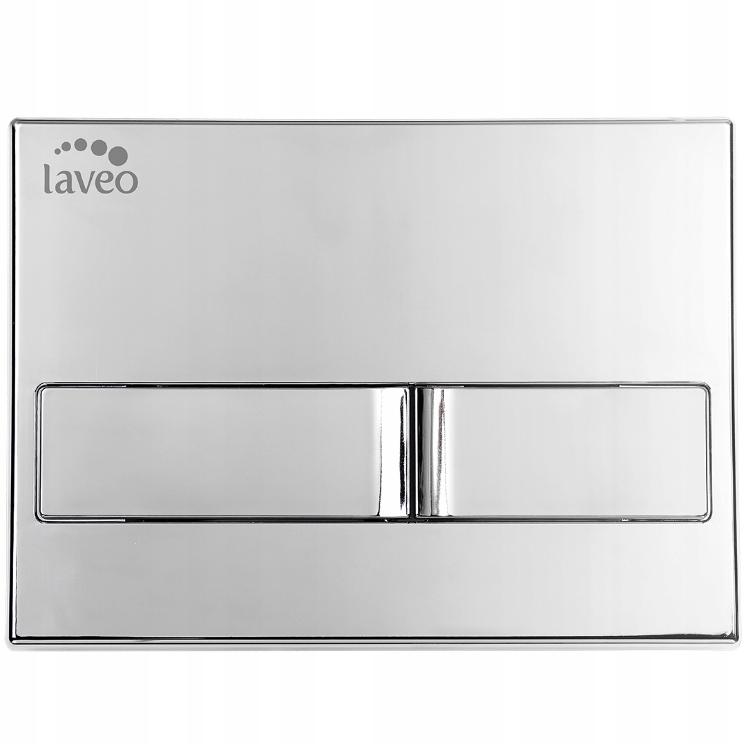 Dvojité splachovací tlačítko Beni Chrom 22,6 x 16,5 cm pro stojany Akan