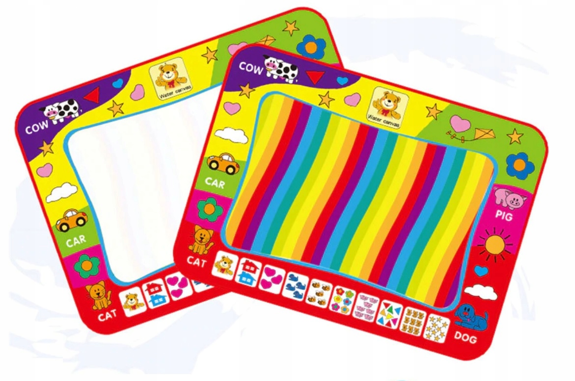 DUŻA MATA WODNA DO MALOWANIA RYSOWANIA DLA DZIECI PISAKI ZESTAW NA PREZENT Kod producenta 2162