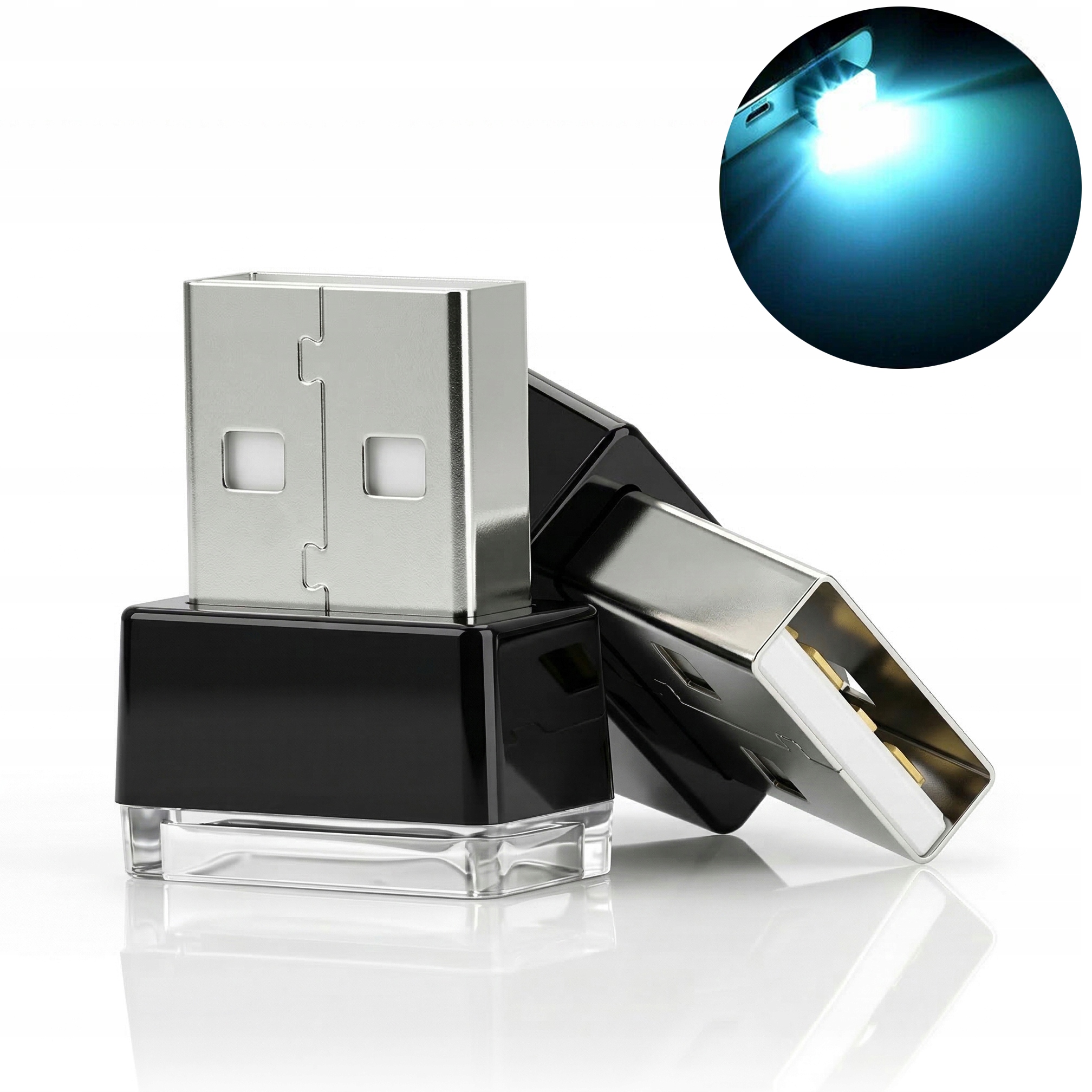 MINI LAMPKA USB LED NANO AMBIENT LIGHT DO LAPTOPA POWERBANK WNĘTRZA AUTA