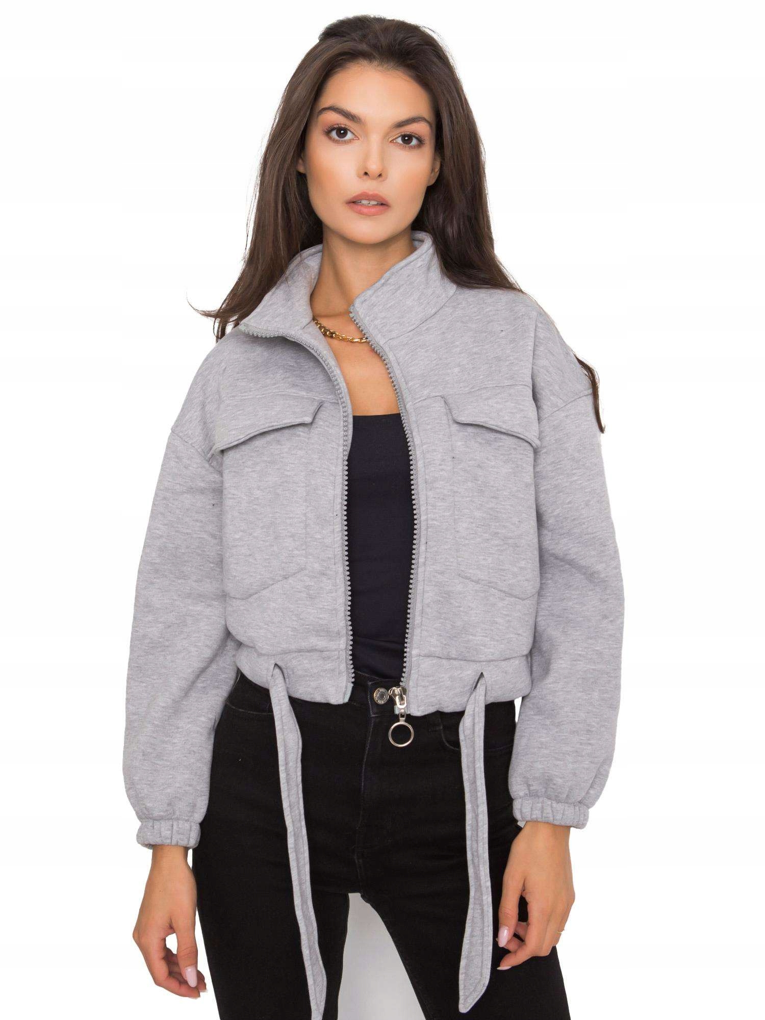

Bluza Damska Rozpinana bez kaptura stójka - L