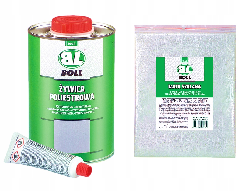 

Boll Żywica Poliestrowa Mata Szklana Zestaw 1KG