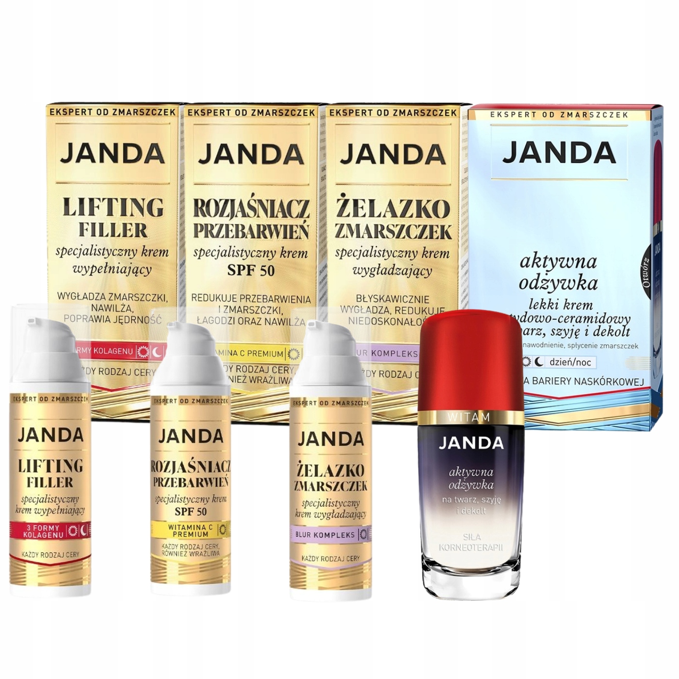 Janda Lifting Set SPF50 Dárek Žehlička