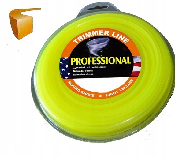 

Żyłka Tnąca Kwadrat Mocna 1,65mm 15M