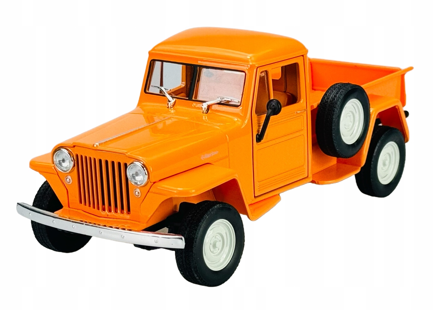 Welly 1947 Jeep Willys Pickup Oranžová 1:24 Nový Kovový Model 24116