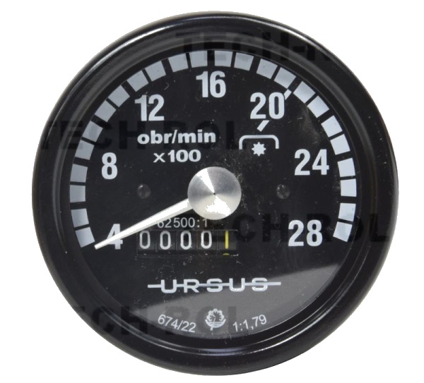 Mera Polský Hodiny Ursus C-330 C-360 C-355 Počítadlo Motohodin Otáčkoměr