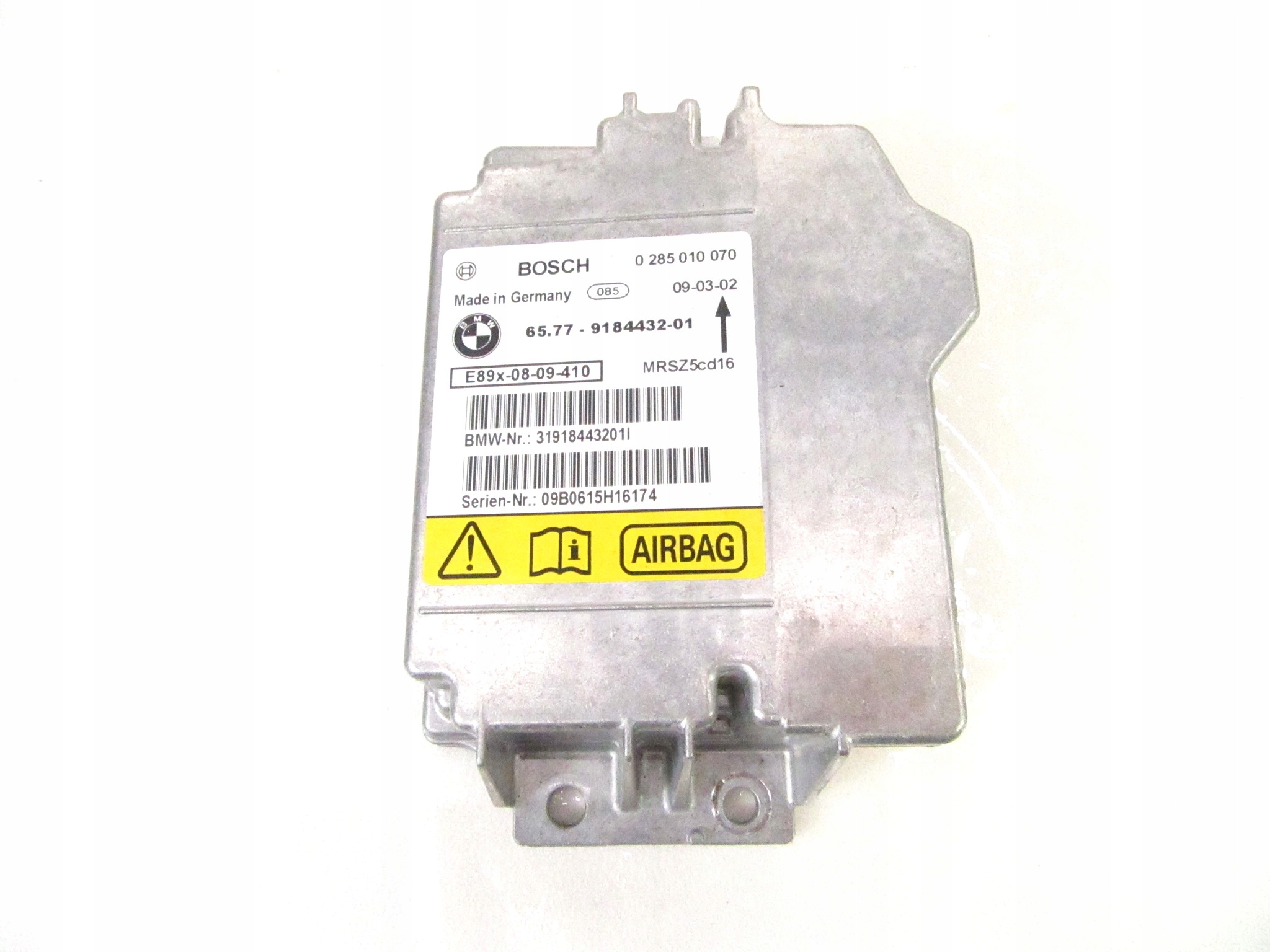 Bedienteil modul Airbags powietrznej airbag BMW e81 e82 e84 e87 e90 e91 e92
