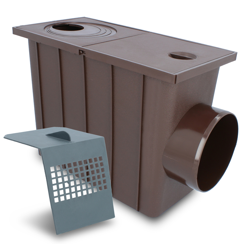 Osadnik Czyszczak boczny brązowy Rewizja Rynna 110