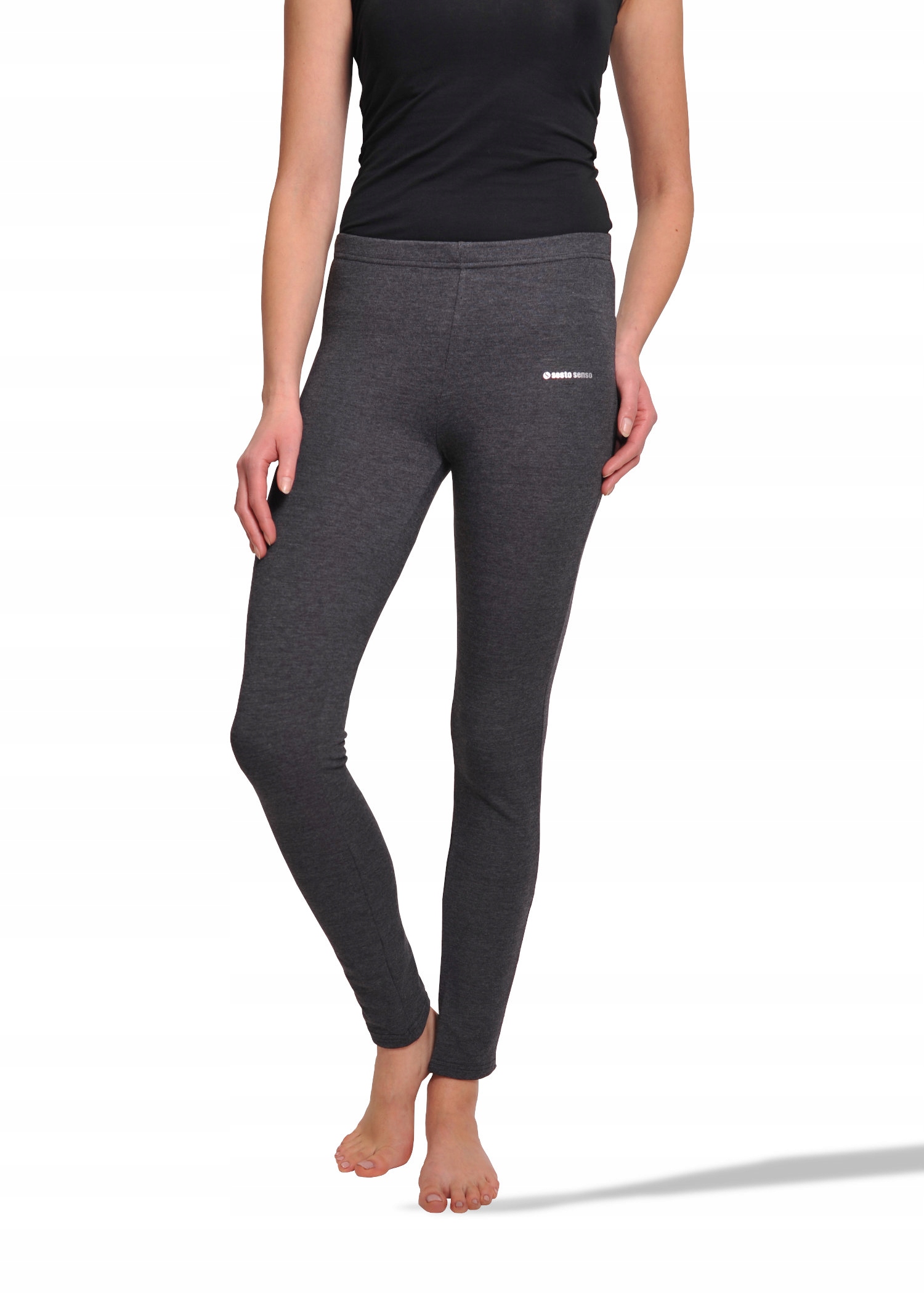 Sesto Senso Spodnie Legginsy sportowe Venus Czarny XL