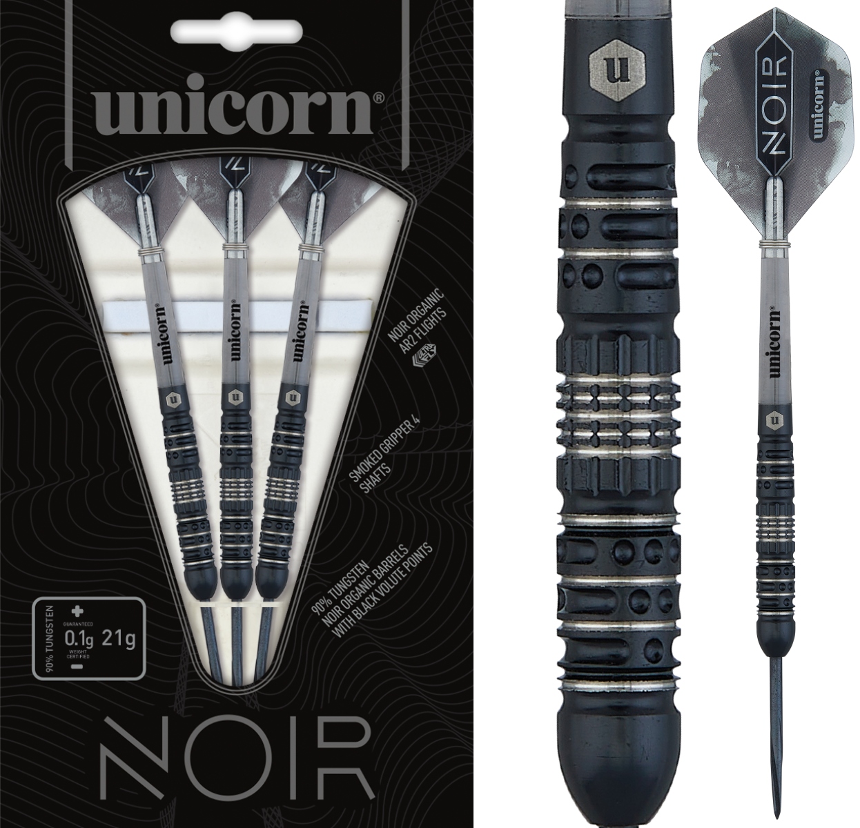 Lotki Rzutki Dart Unicorn Noir Style 4 90% Wolfram 21g