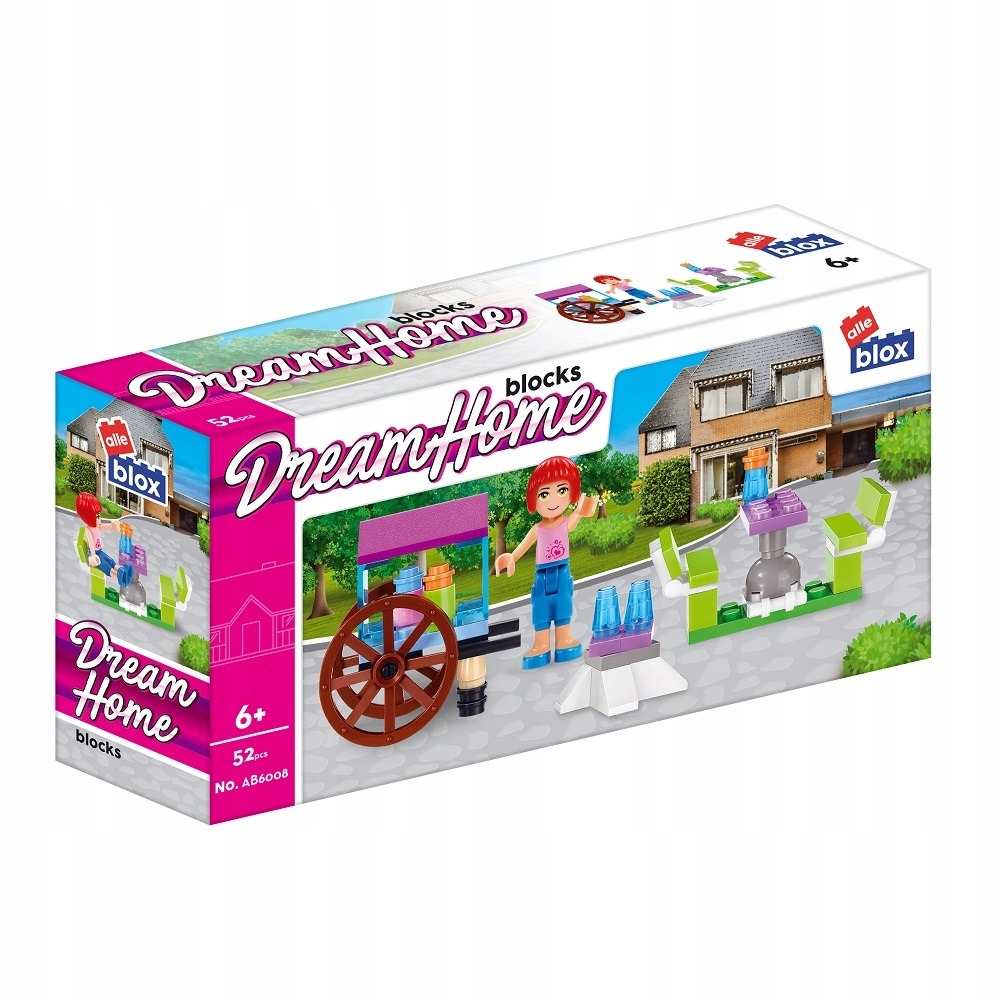 

Klocki Girl Alleblox Wózek i stolik 52el