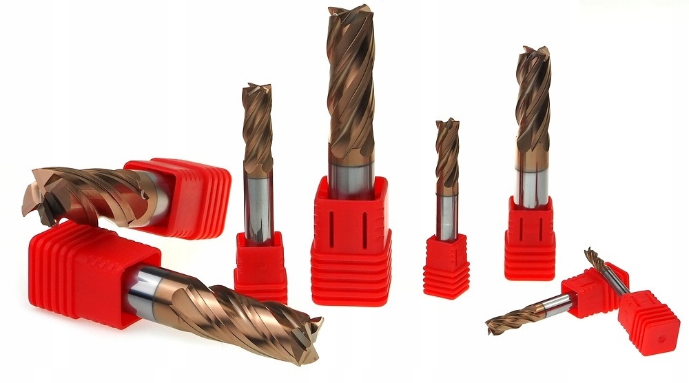 FREZ WĘGLIKOWY VHM 4 PIÓRA FI 5 MM 55HRC TiN+Si Kod producenta Frez walc. czoł. D5xD5x50-4F 55HRC