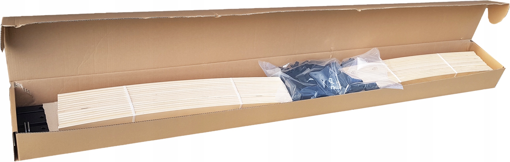 Stelaż do łóżka 180x200 metalowy gęsty wkład pod materac Wysokość produktu 6 cm