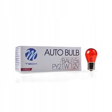 

Żarówka BAU15S 21W 12V Amber