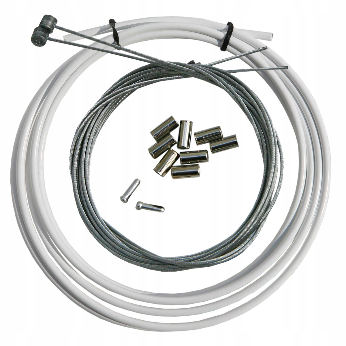 JAGWIRE BASIC zestaw hamulcowy MTB biały