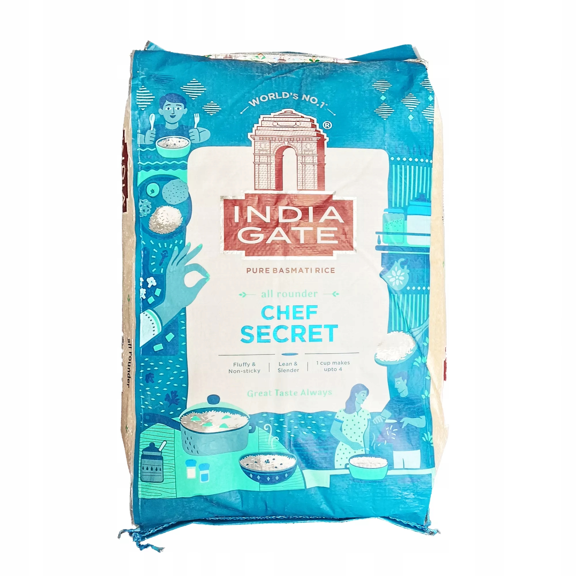 Levně Rýže basmati Pure Basmati Rice Chef Secret India Gate 20 kg
