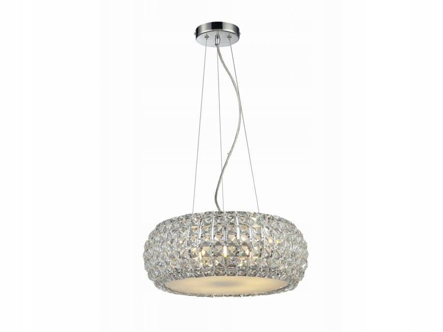 Lampa wisząca z kryształkami, żyrandol glamour do salonu 5xE14 Azzardo