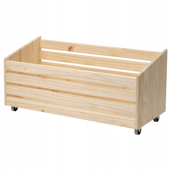 

Ikea Ivar Pojemnik z kółkami sosna 78x30 cm