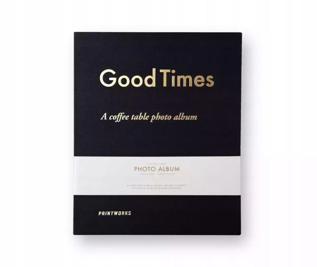 Fotoalbum Good Times Black Printworks