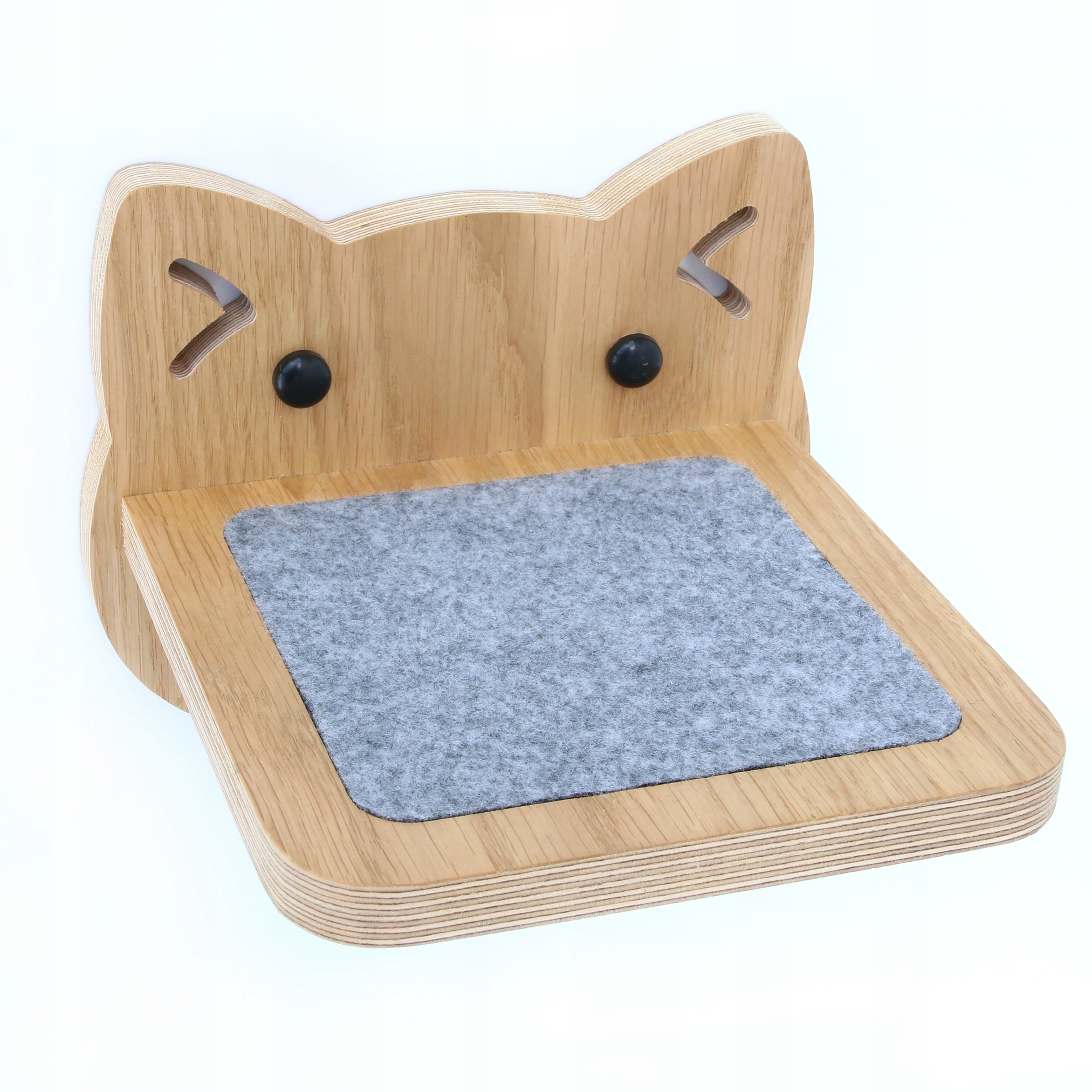 Police pro kočky – schod pro kočky – Prostor pro odpočinek 18 cm x 17 cm, 5 cm