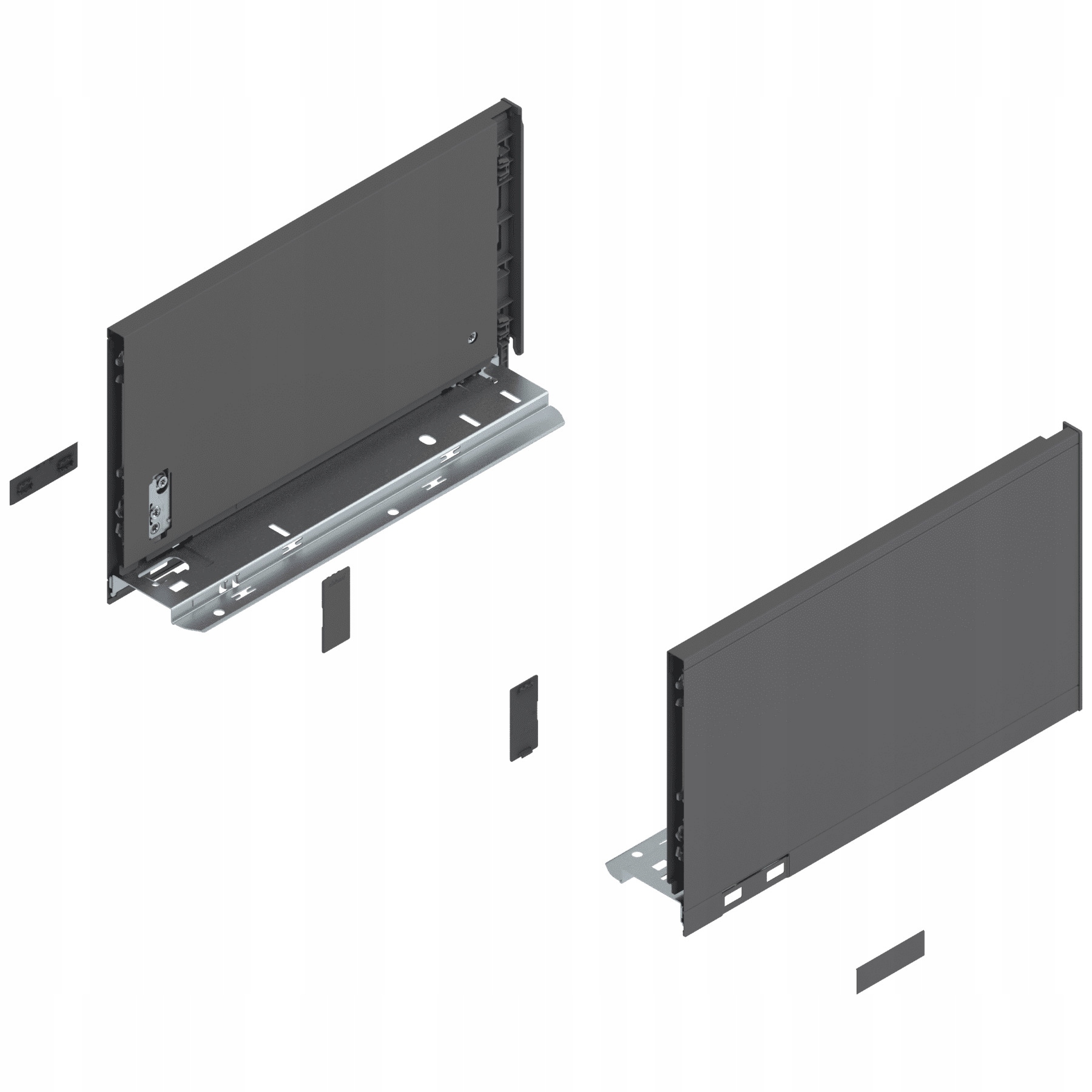 

Blum 770C3002S Boki szuflady Legrabox wys.C dł.300