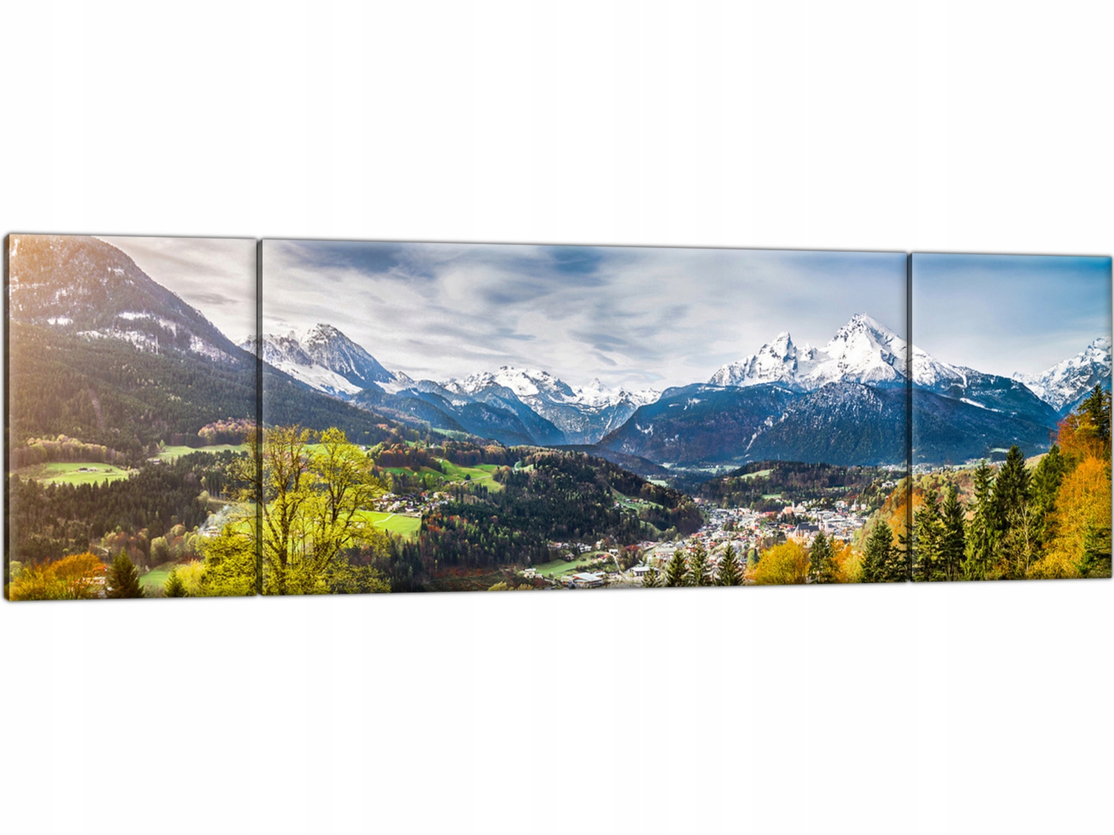 

Obraz Górska Dolina 170x50 Panorama Góry Pejzaż