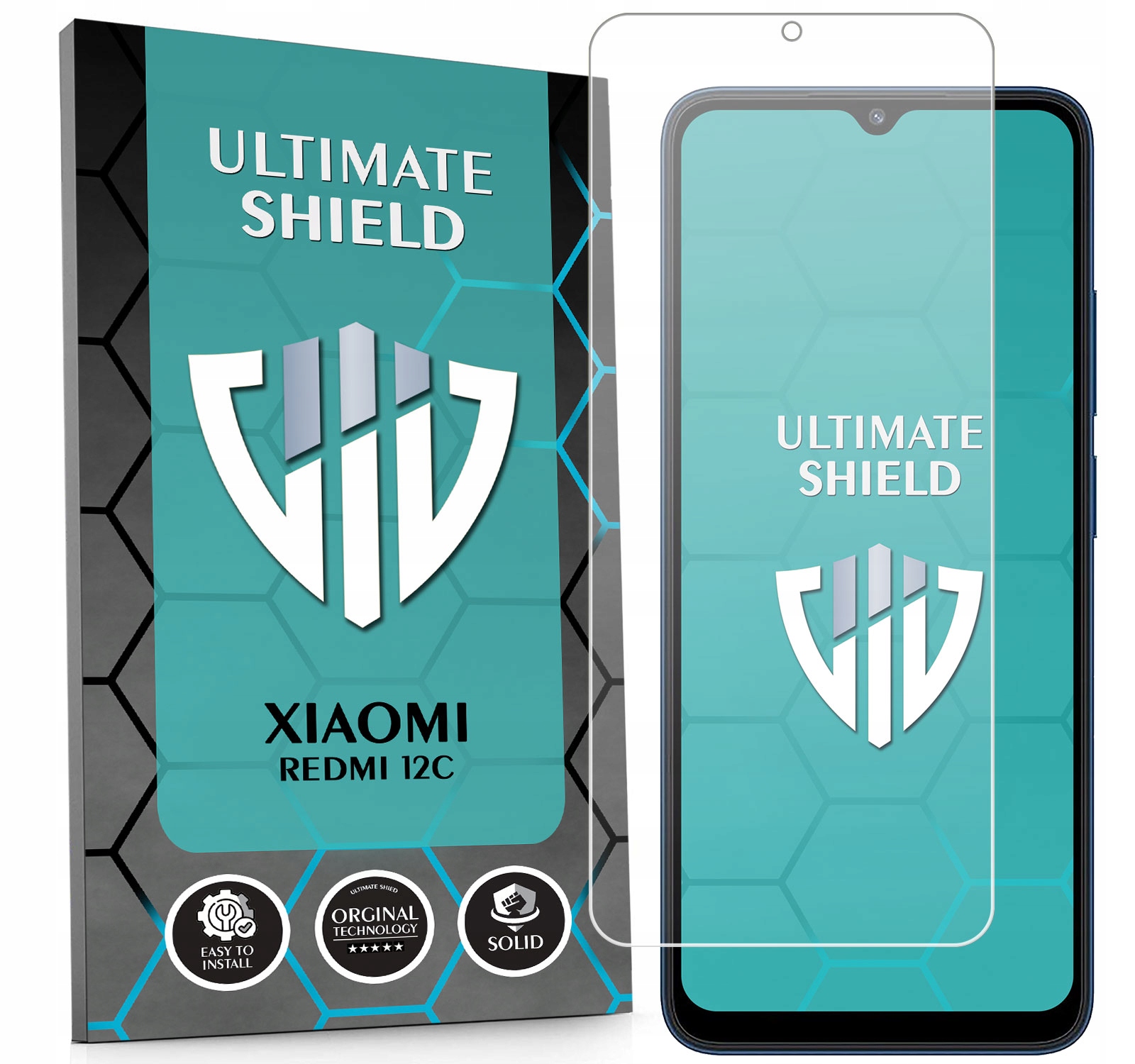 Sklo 3x Displej 7x Fotoaparát Rychlý Objektiv Pro Xiaomi Redmi 12C